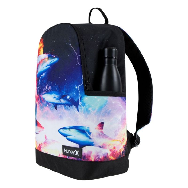 Mochila Hurley Gráfica con Bolsillo para Laptop Resistente