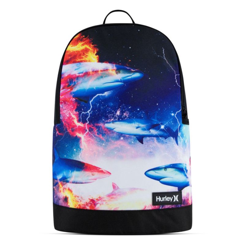 Mochila Hurley Gráfica con Bolsillo para Laptop Resistente