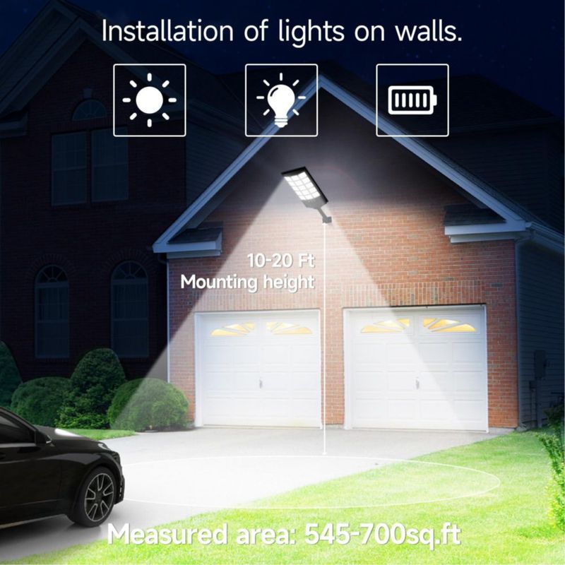Luz Solar Oneluner con Sensor de Movimiento - Pack de 2 Impermeable