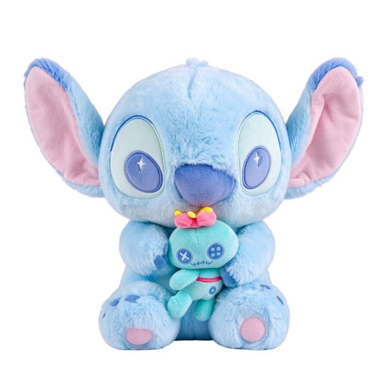 Peluche MINISO Disney Stitch 28 cm Sosteniendo a Scrump