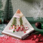 Molde de pirámide LET'S RESIN de silicona 15 cm – paquete de 2