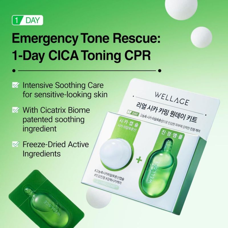 Suero WELLAGE CICA Calmante 7 Ampollas