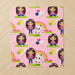 Manta Franco 102 cm × 127 cm Gabby's Dollhouse