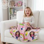 Manta Franco 102 cm × 127 cm Gabby's Dollhouse