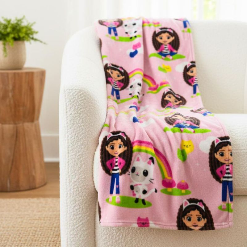 Manta Franco 102 cm × 127 cm Gabby's Dollhouse