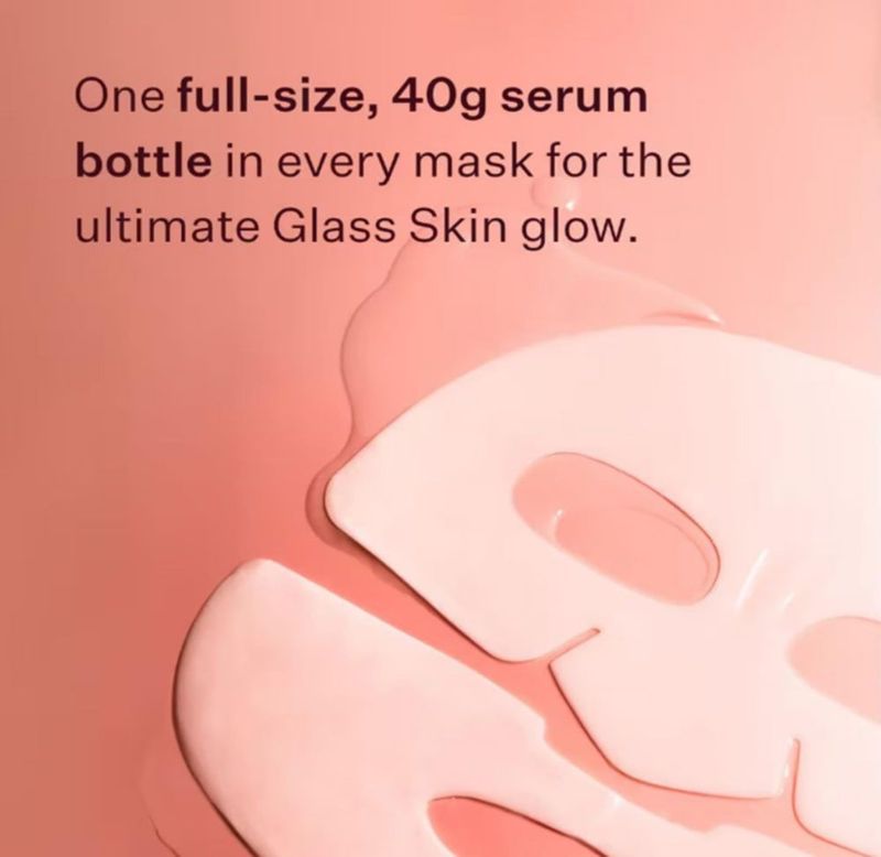 Máscara facial Peach & Lily 40 g colágeno y ginseng – 1 unidad