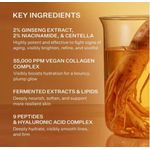 Máscara facial Peach & Lily 40 g colágeno y ginseng – 1 unidad