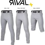 Pantalón de béisbol Easton RIVAL+ gris adulto mediano