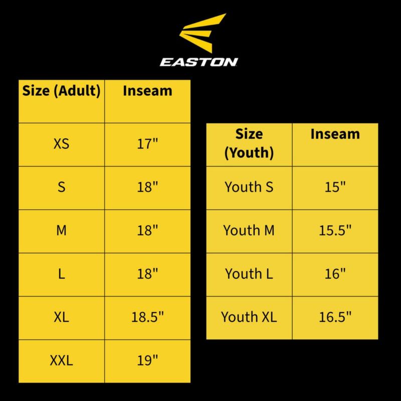 Pantalón de béisbol Easton RIVAL+ gris adulto mediano