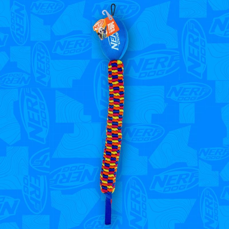 Juguete para perro Nerf Dog 48 cm Vórtice Cadena de Tirón Arcoíris