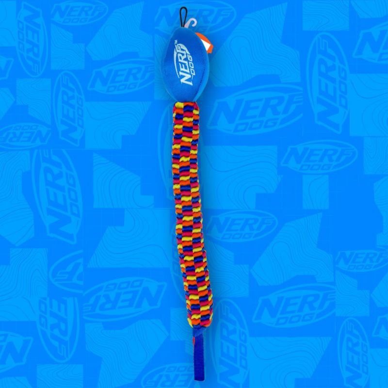 Juguete para perro Nerf Dog 48 cm Vórtice Cadena de Tirón Arcoíris