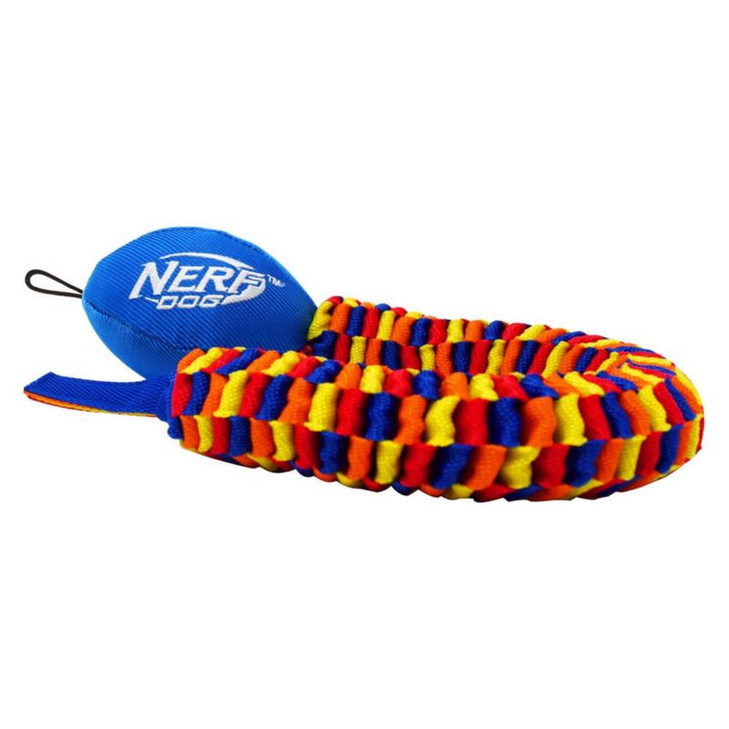 Juguete para perro Nerf Dog 48 cm Vórtice Cadena de Tirón Arcoíris