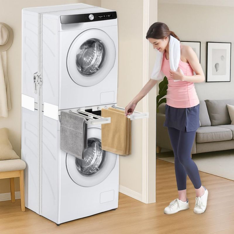 Kit de Apilamiento Kiss Core Ajustable 61‑74 cm para Secadora