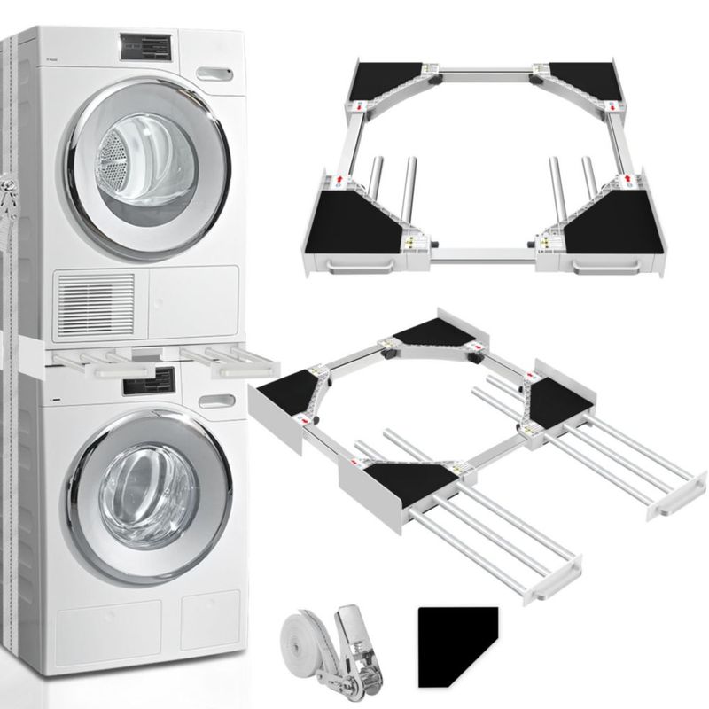 Kit de Apilamiento Kiss Core Ajustable 61‑74 cm para Secadora