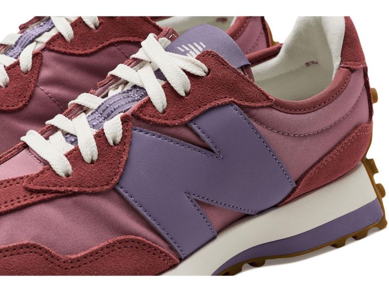 Zapatillas New Balance 327 Caoba/Violeta confitada 10 Mediano