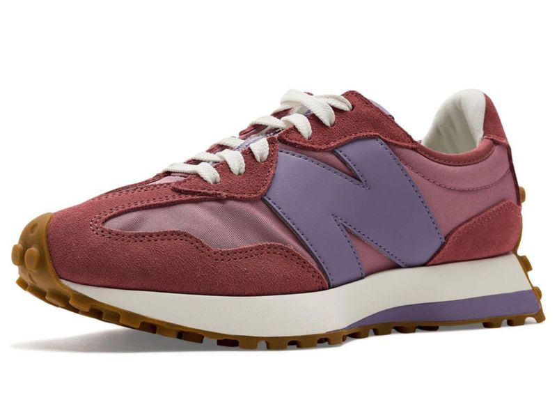 Zapatillas New Balance 327 Caoba/Violeta confitada 10 Mediano