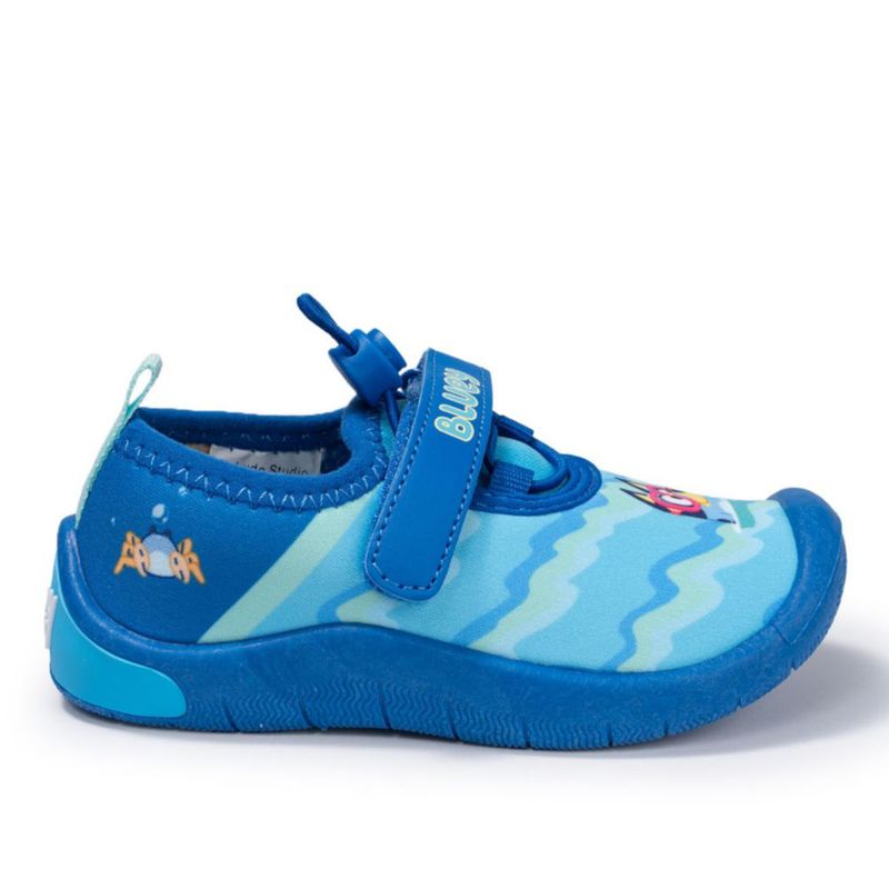 Zapatillas acuáticas Bluey para niño pequeño talla 11/12 azul