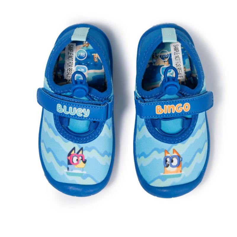 Zapatillas acuáticas Bluey para niño pequeño talla 11/12 azul