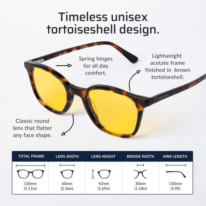 Lentes TrueDark Daylights Pro con diseño de carey