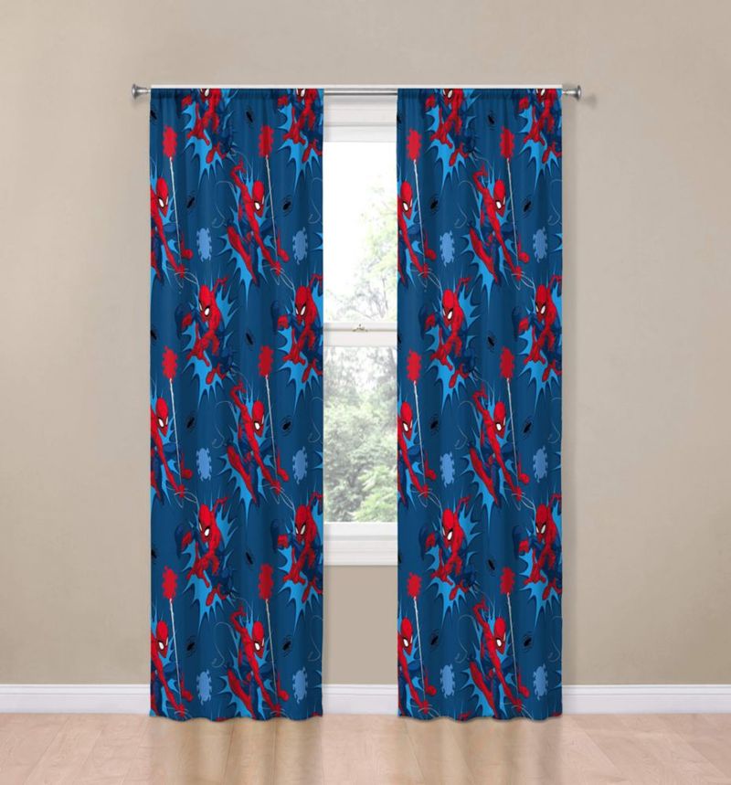 Juego de 4 piezas de cortinas Jay Franco Spiderman 213 cm