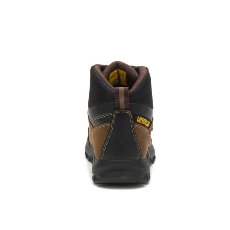 Bota CAT Threshold Impermeable con Puntera de Acero Talla 10 Ancha