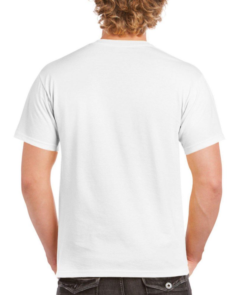 Camiseta Gildan G2000 Ultra Cotton para hombre blanca talla grande