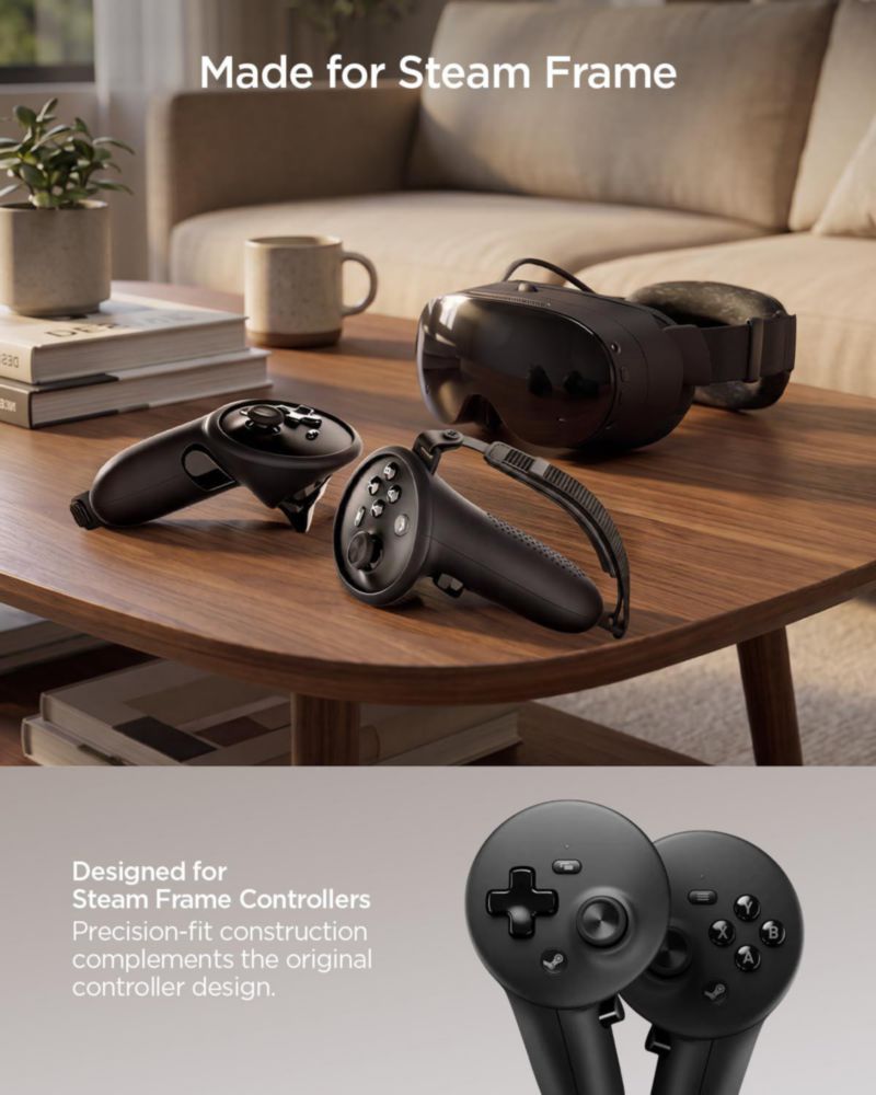 Empuñaduras acolchadas para controlador Spigen Steam Frame VR (2026)