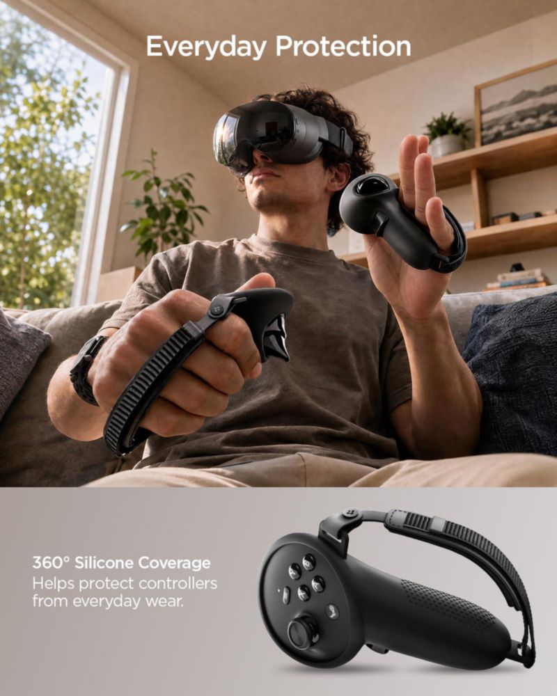 Empuñaduras acolchadas para controlador Spigen Steam Frame VR (2026)