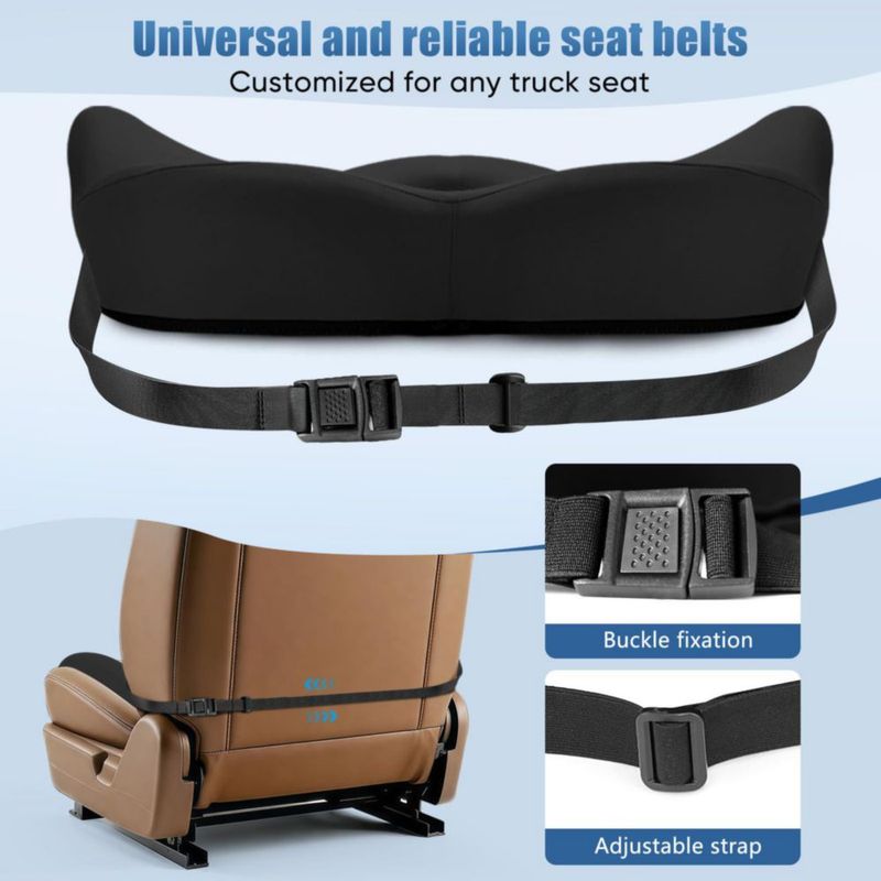 Cojín Antideslizante para Asiento de Coche Comphekept – Soporte Terapéutico
