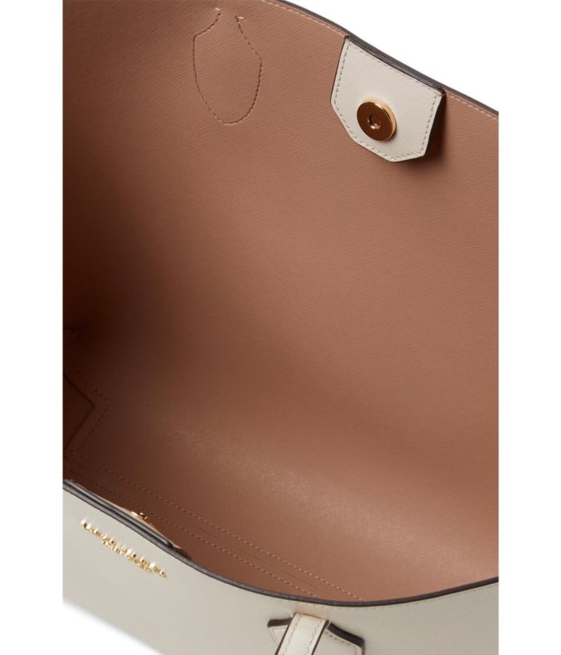 Bolso grande Bleecker de cuero Saffiano Kate Spade New York – Color pergamino
