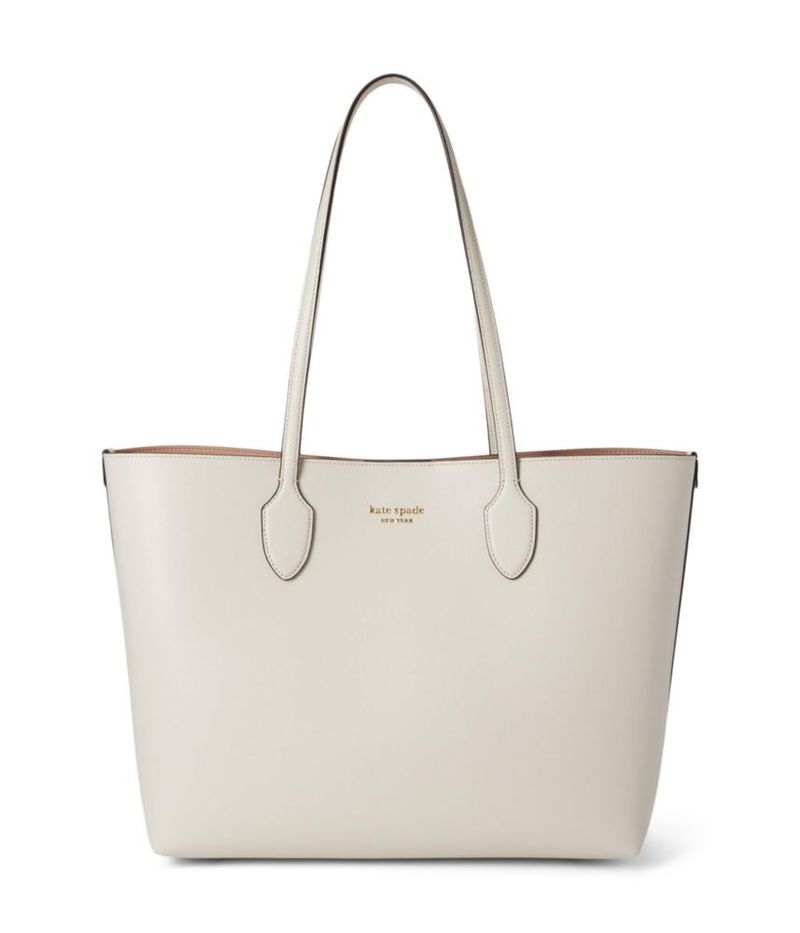 Bolso grande Bleecker de cuero Saffiano Kate Spade New York – Color pergamino
