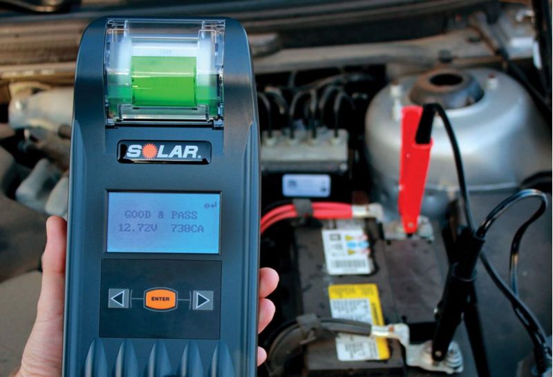 Probador de Baterías Clore Automotive SOLAR BA327 con Impresora