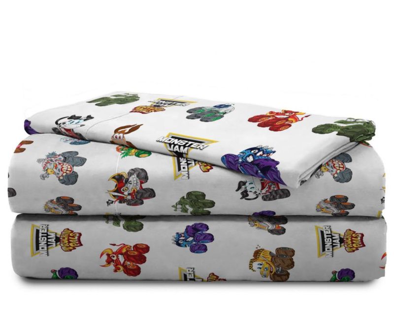 Juego de ropa de cama Jay Franco Twin Monster Jam de 5 piezas