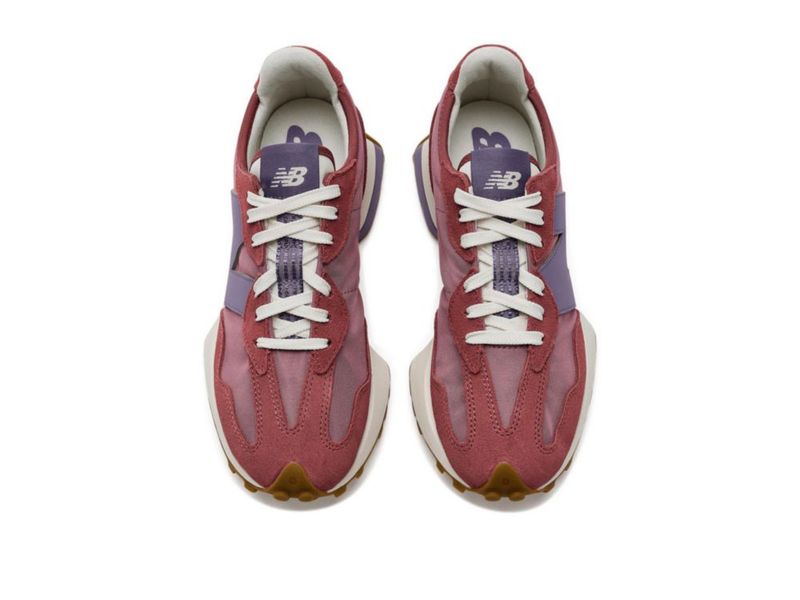 Zapatillas New Balance 327 Rosewood/Violeta Confitado Talla 7 (Mediana)