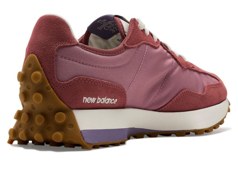 Zapatillas New Balance 327 Rosewood/Violeta Confitado Talla 7 (Mediana)