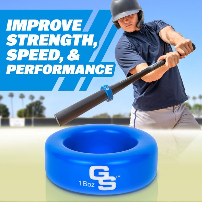 Peso de entrenamiento para bate GoSports 454 g Royal 16 oz Béisbol/Sóftbol