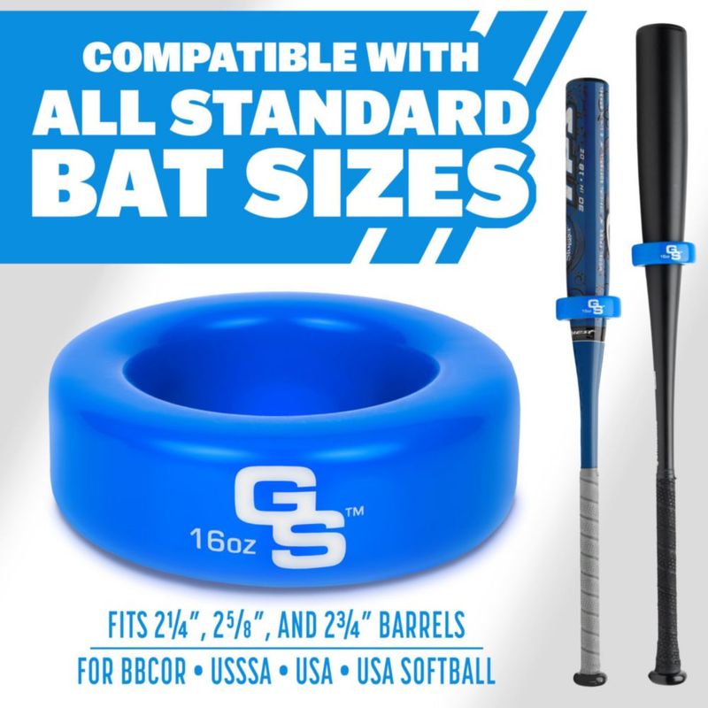 Peso de entrenamiento para bate GoSports 454 g Royal 16 oz Béisbol/Sóftbol