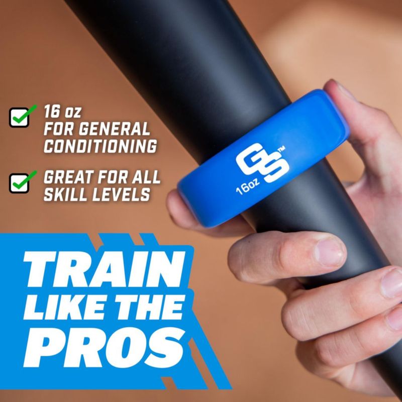 Peso de entrenamiento para bate GoSports 454 g Royal 16 oz Béisbol/Sóftbol