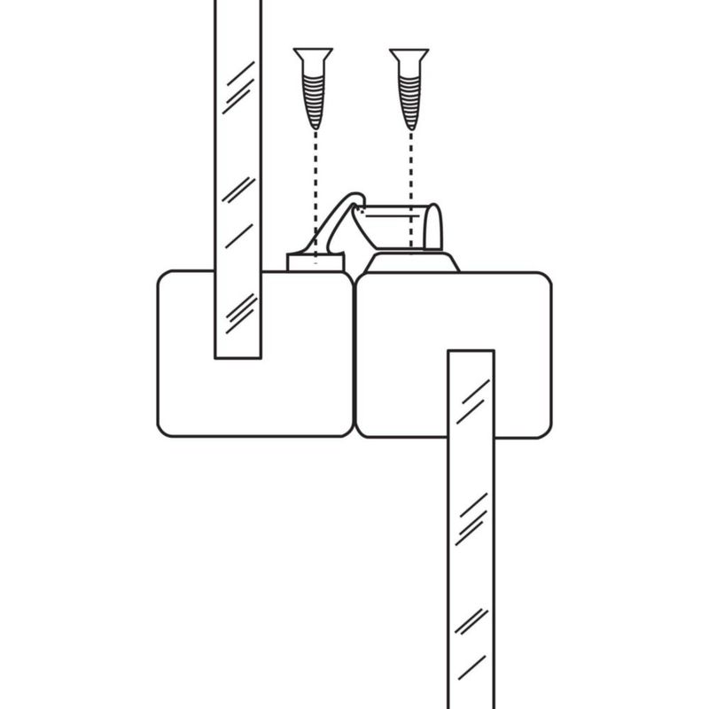 Cerradura de ventana PRIME-LINE 44 cm en latón antiguo