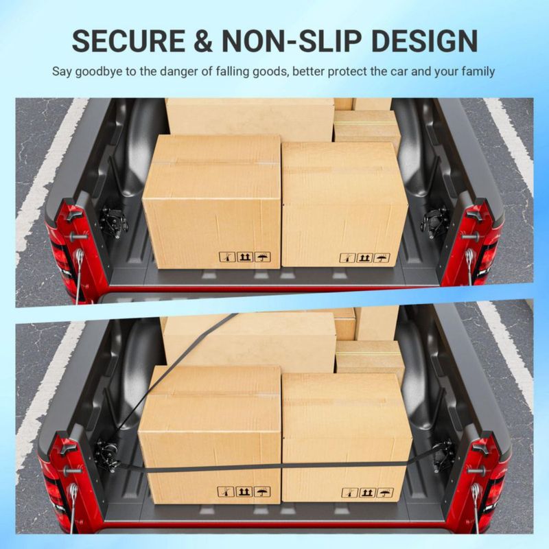 Juego de 2 correas de amarre retráctiles SZYANG para Ford F150