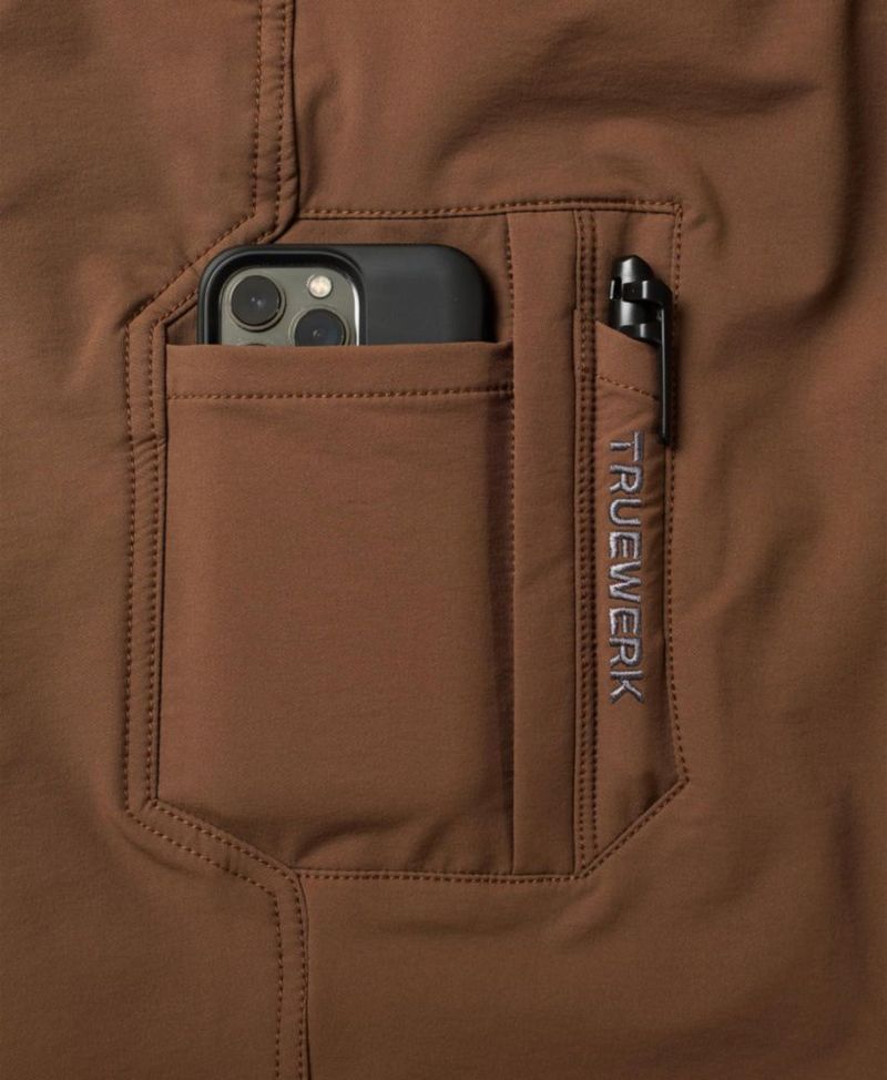 PANTALONES TRUEWERK 34W x 34L Marrón WerkPant