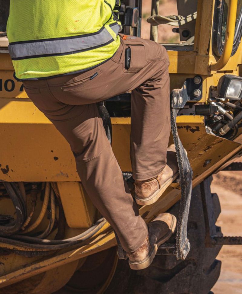 PANTALONES TRUEWERK 34W x 34L Marrón WerkPant