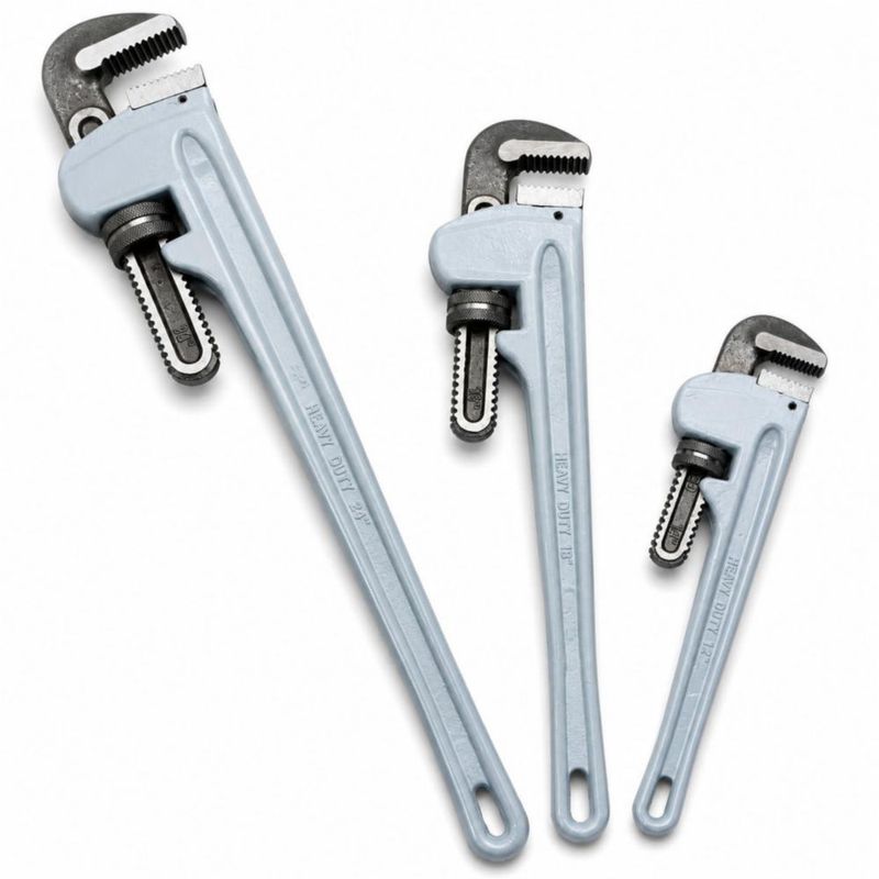 Juego de 3 piezas de llaves de tubo Stark USA 35 cm / 46 cm / 61 cm