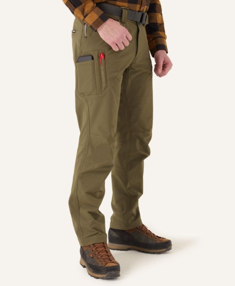 PANTALONES DE TRABAJO TRUEWERK 34W x 76 cm Oliva T2 WerkPant