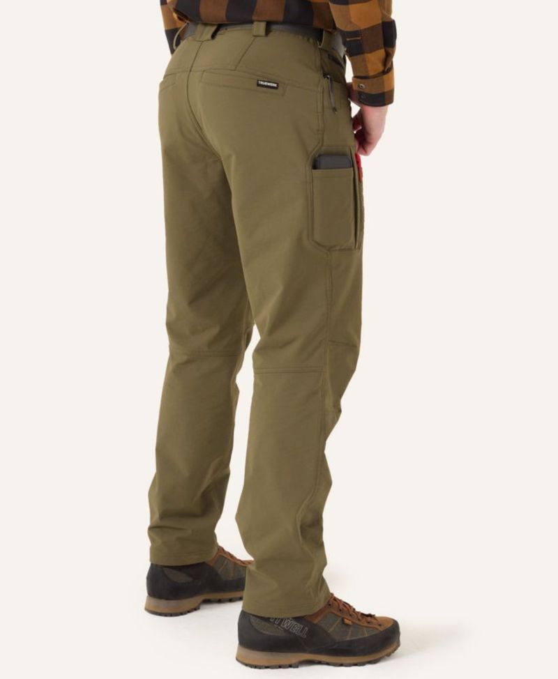 PANTALONES DE TRABAJO TRUEWERK 34W x 76 cm Oliva T2 WerkPant