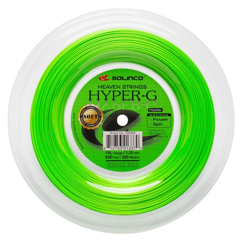 Cuerda de Tenis Solinco Hyper‑G Soft 200 m 16L