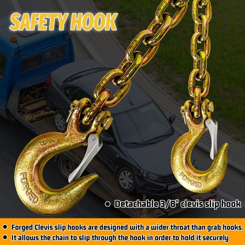 Cadenas de Seguridad SENKEYFE 3/8" x 91 cm (2 unidades) Galvanizadas