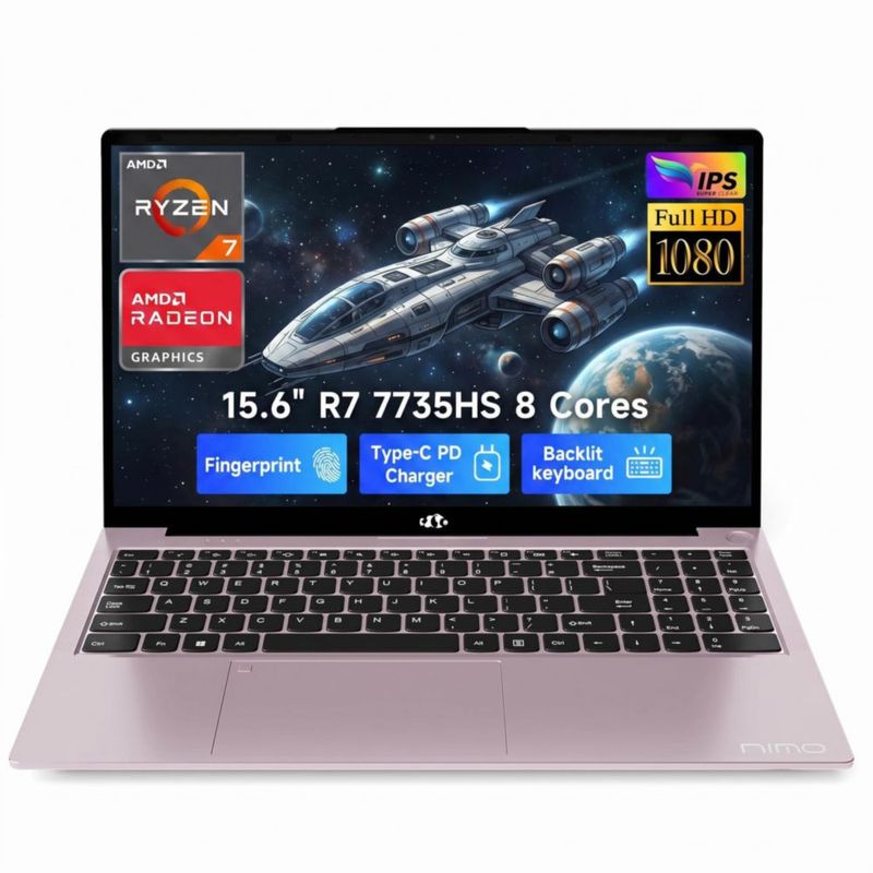 Portátil NIMO Ryzen 7 15.6" 8 núcleos WIFI5 100W PD