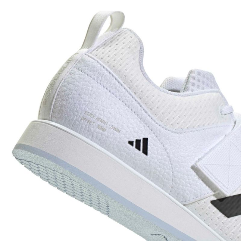 Zapatillas de levantamiento de pesas adidas Powerlift 5 Blanco/Negro talla 13