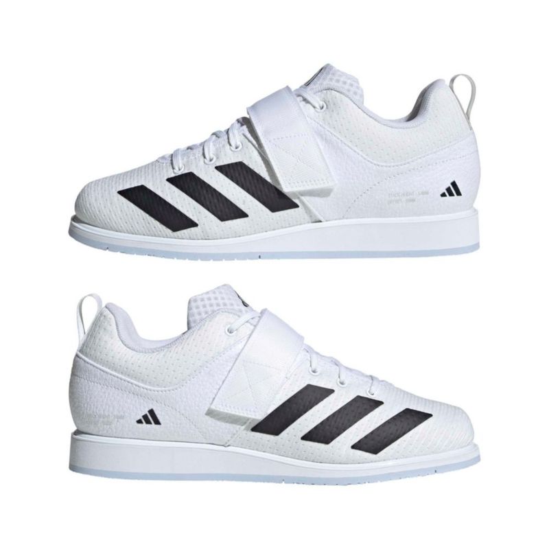 Zapatillas de levantamiento de pesas adidas Powerlift 5 Blanco/Negro talla 13